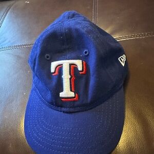 New Era Navy Cap with Red and White Embroidery